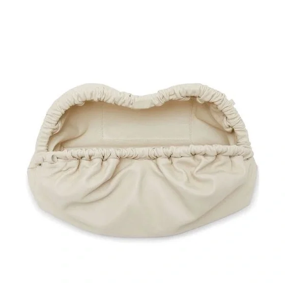 Mansur Gavriel white mini Cloud leather clutch bag - Picture 2 of 16